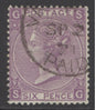 SG 109 9d mauve plate 9. Very fine used cancelled by an upright Valparaiso, Chile CDS, Sept 1871