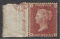 SG 43 1d rose-red plate 221 lettered KA. A fine unmounted mint marginal example