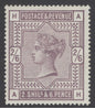 SG 179 2/6 deep lilac. Fine unmounted mint with good centring CAT £825