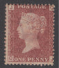 SG 43 1d rose-red plate 181 lettered OJ. A fine fresh unmounted mint example CAT £45