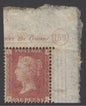 SG 43 1d rose-red plate 159 unmounted mint corner marginal example with control