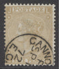 SG 110 9d straw. Very fine used with a Cannon Street CDS, Sept 1872 CAT £325