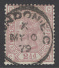 SG 141 2½d rosy-mauve plate 14. Very fine used with a London 1879 CDS