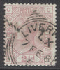 SG 141 2½d rosy-mauve plate 17. Fine used with a Liverpool ‘box’ CDS CAT £180
