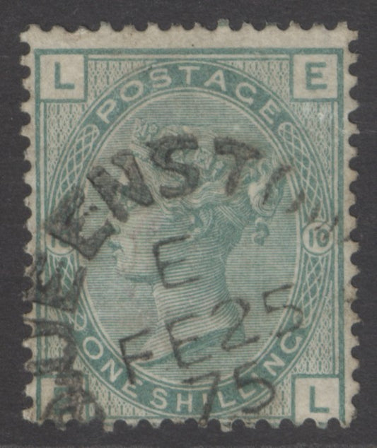 SG 150/- green plate 10. Very fine used with a Queenstown CDS, Feb 25th 1875