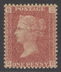 SG 43 1d rose-red plate 119 lettered GB. A fine unmounted mint example CAT £60