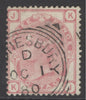 SG 143 3d rose plate 20. Very fine used ‘box’ CDS