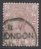 SG 141 2½d rosy-mauve plate 7. Very fine used with a London CDS. Well centred & good colour
