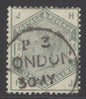 SG 196 1/- dull green. Very fine used with a London CDS. Good deep colour CAT £325