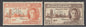 SG 262-263 Barbados 1946 'perf' specimen set of 2. Very lightly mounted mint CAT £85