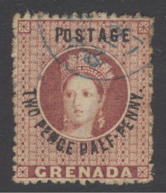 SG 24 Grenada 1881. 2½d rose-lake. Very fine used CAT £60