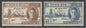 SG 60-61 Nigeria 1946 'perf' specimen set of 2. Unmounted mint CAT £85