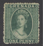 SG 19 Grenada 1861. 1d green. A fresh mounted mint example CAT £180