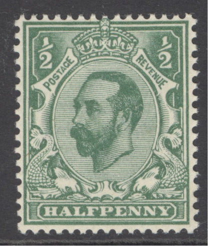 SG 223 ½d bluish-green Spec N1(4). A fine fresh unmounted mint example CAT £400. RPS cert when in a pair