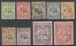 SG 101-109 Turks Islands 1900-1904. ½d-3/-. Very fine used set of 9 CAT £225