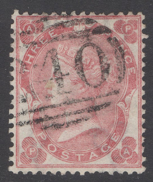SG 76 3d bright carmine-rose. Fine used CAT £150