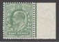 SG 271 ½d deep bright green. A fine fresh unmounted marginal example Spec M3(7) CAT £575