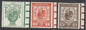 Great Britain 1929 King George V imprimaturs. SG 434wi-436wi watermark inverted set of 3. Each with ‘BPMA’ hand stamp on reverse. Pristine unmounted mint. Rare