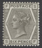 SG 146 6d deep grey plate 13. A fine fresh lightly mounted mint example
