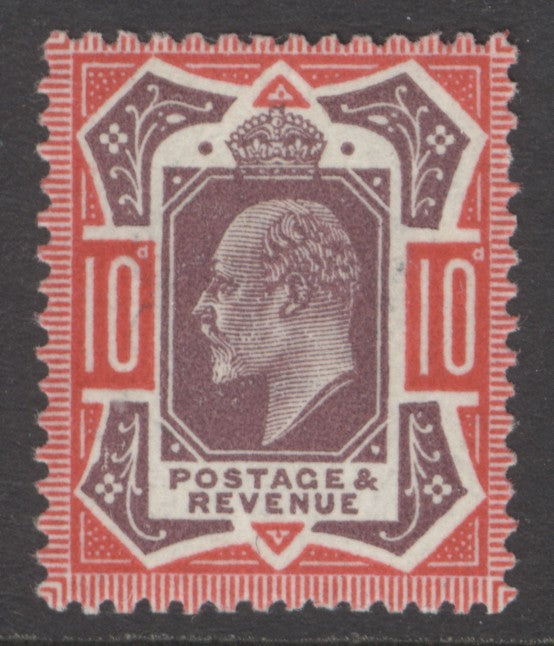 SG 310 10d dull reddish-purple & aniline-pink. Fine unmounted mint Spec M44(5).