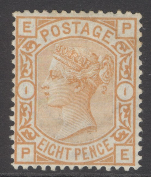 SG 156 8d orange. A fine fresh lightly mounted mint example. Good deep colour & well centred