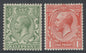 SG 397/398. 1913 ½d & 1d. Fine fresh lightly mounted mint example with good centring & perfs CAT £320