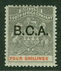 SG 11 Nyasaland, British Central Africa 1891. 4/- grey-black & vermilion. Fine unmounted mint CAT £110