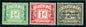 SG D1-D3 Bechuanaland 1926. ½d to 2d postage due set of 3 values. Fine unmounted mint CAT £50