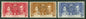 SG 95-97 Antigua 1937. 1d, 1½d & 2½d perf specimen set of 3. Fine mounted mint CAT £100