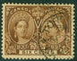 SG 129 Canada 1897. 6c brown. A very fine used well centred CDS example CAT £140