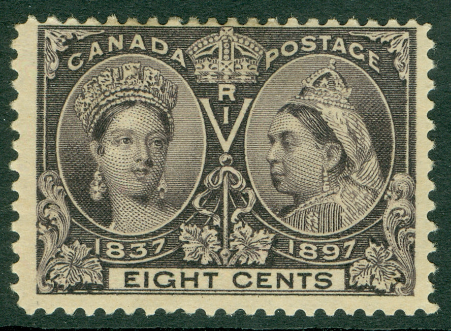 SG 130 Canada 1897. 8c slate-violet. Unmounted mint CAT £55